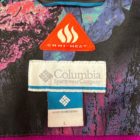 Columbia Multicolor Abstract Jacket kids ski jacket L - Picture 5 of 12